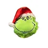 Weihnachtsdekorationen Jahr Furry Green Grinch Arm Ornamenthalter für The Tree Home Party Sale 211019