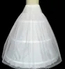 Femmes 3 cerceaux jupons mariés pour robe de boules pour la robe de ballon mariée mariée robe de mariée Doublure élastique taille crinoline jupe tailles réglables