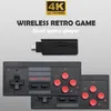 Extreme HD 4K Retro Mini-videospelkonsol 8bit 628 Spel med 2 dubbel bärbar trådlös kontroller för HDTV Classic