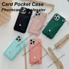 Fundas para teléfono con billetera y tarjeta de diseñador para iPhone 15 14 13 12 11 pro max Monedero de cuero Hola calidad 18 17 16 15pro 14pro 13pro 12Pro 11pro X Xs Xr 7 8 Plus Estuche con logo Box