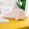 35cm poupées en peluche en forme de dauphin jouets mignon oreiller coussin Kawaii peluche poupée jouet pour enfants anniversaire cadeau de noël 116 H1