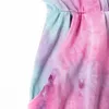 Tie Dye Familie Passenden Outfits Mutter Tochter Strampler Frauen Mädchen Casual Sommer Sling Strampler Mama Baby Kinder Party Kleidung