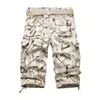 Summner hommes Cargo Shorts mode Camouflage mâle multi-poches décontracté Camo extérieur Tolling Homme pantalon court