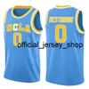 UCLA Bruins Jersey Top 0 Russell Westbrook Reggie 31 Miller Basketball Jerseys Mens Universidade barato Atacado Jersey