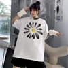 Dames t-shirt 2022 zomer korte mouwen vrouwen katoen kleine maisy print losse ronde nek harajuku Koreaanse grafische T-stukken plus mode tops phy