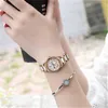 Moda SUNKTA, relojes de cerámica de oro rosa para mujer, reloj de marca de lujo, reloj informal para mujer, reloj de cuarzo para mujer, reloj femenino 210517