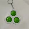 500st Finger Bubble Key Ring Silicone Keychain Carabiner Toys Sensory S For Kids Anti Angst Stress Reliever Board 5364684