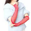 Women Gloves Hollow Out Holes Sexy Punk Goth Ladies Disco Dance Costume Fingerless Mesh Fishnet Gloves 6pairs/12PCS