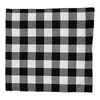 Buffalo Check Plaid Throw Christmas Pillow Case Covers Housses de coussin pour Farmhouse Home Decor Rouge et Noir 18 Pouces