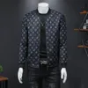 Högkvalitativ Herrmantel Great Designer O-Neck Collar Classic Dots Male Ytterkläder Coat Stor Storlek Kläder 4XL 5XL 2762 Jackor