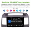 Lecteur DVD de voiture à écran tactile HD 9 pouces Android Radio de navigation GPS pour Toyota Camry 2000-2003 avec prise en charge Bluetooth AUX Carplay DAB + OBD