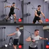 Accessoires Câble Machine Pièces jointes Aviron Gym Poignée Triceps Dos Blaster Corde Rotation LAT Barre de Tirage Poitrine Muscle Équipement D'entraînement