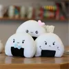 귀여운 플러시 미니 쌀 공 베개 카와이 소프트 일본 스시 쿠션 박제 장난감 두 번째 요소 만두 인형 2108042867