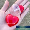 Packing Bottles 100pcs 4ml makeup tool cute nude heart shape empty lip gloss tubes clear round custom container with wand