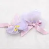 Decoratieve bloemen krans 5 stks diy handverbrande rand chiffon stof bloem accessoires haarspeld sieraden hoed boog