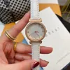 Fashion Brand Watches Women Girl Pretty Crystal style Leather Strap Wrist Watch CHA48209F