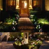 Outdoor Solar Lamps Garden Stake Lights Uppgraderad Vattentät Powered With 4 Lily Flower 7 Färgbyte LED