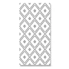 월페이퍼 9.5m 북유럽 패션 PVC 거실 상점을위한 세척 가능한 기하학적 흑백 다이아몬드 격자 벽지 롤