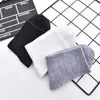 10 paires/lot solide hommes chaussettes longues coton chaussettes homme femmes décontracté affaires courtes chaussettes noir blanc gris Calcetines hombre 210727