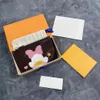 Top quality cardholders fashion animal with flowers men's fashion wallet high quality small purse withs box cardholder207I