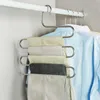 Multi-functional S-type trouser rack stainless steel multi-layer traceless adult hanger 211026