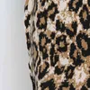 Leopardtryck kjol för kvinnlig hög midja en linje mini en storlek kjolar kvinnor höst mode kläder 210521