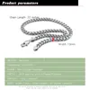 Kettingen 100% 925 Sterling Zilveren Punk Ketting Mannen 10 MM Curb Cubaanse Link Chain Chokers Gift Fashion Vintage Voor Man solide Sieraden