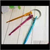 Ткань и шитье 3pcsset m 4mm 5mm Крюки для ключей для ключей DIY MultiColour Crafts Игл вязание мини -алюминиевый крючок крюч