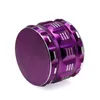 4 Layers Smoking Accessories 63mm Spice Grinder Empty Aluminium Alloy High Quality for Dry Herb Tobacco Cigarette Colorful Easy to Use ZWL248