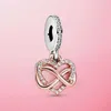 925 Sterling Silver Sparkling Family Tree Dangle Charm Beads Fit Original Pandora Bracelet Pendant Necklace Jewelry