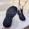 Automne 2021 Dernières dames chaussures décontractées créateur de mode noir et blanc dégradé toile baskets luxes haute qualité bottes tout match