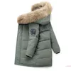 Kinderen Warm Thicken Kleding Jongen Kleding Winter Down Jassen 5-16 Jaar Hooded Parka Faux Bontjas Kinderen Tieners Sneeuw Snowsuit 211203