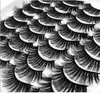 手作りの再利用可能な巻き毛の偽まつげの柔らかい光自然な長い厚い18ペアの偽のまつ毛セット目のための10モデル利用可能なDHL無料