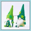 Kerstversiering Feestelijke feestartikelen Huis tuin 2021 Pasen Faceless Bunny Pop Kids Rabbit Gnome Gift Dwarf Holiday Tafel Daling D