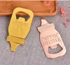 Bar Bira Açacağı Şişeler Alaşım Düğün Favor Doğum Günü Bebek Duş Parti Malzemeleri Hediyeler Altın Renk Taşınabilir Açıcılar Mutfak Gadgets Araçları