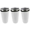 Drinkware Kolu Süblimasyon Boş Yeniden Kullanılabilir Buzlu Kahve Fincanı Kolu Neopren Yalıtımlı Kollu Kapak Tutucu 12 oz 20 oz 30 oz Tumbler Starbucks Bardaklar Dunkin Donuts