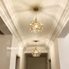 Lampes suspendues Balcon Lumière Creative Personnalité Hall Simple Moderne Couloir Couloir Allée Petit Lustre Chevet
