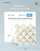 Art3d 10-Sheet 3D Wall Stickers Self-adhesive Diamond Mosaic Peel and Stick Backsplash Tiles for Kitchen Bathroom , Wallpapers(26.4X26.4CM)