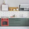 Funlife Kiremit Sticker Mutfak Backsplash Duvar Sticker Kendinden Yapışkanlı Mozaik Fayans Banyo Su Geçirmez DIY Nordic Modern Ev Dekorasyonu 210705