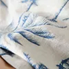 2021 Summer Spring New Men Tide Straight Leg Casual Coconut Tree Print Shorts Breathable Linen Vacation Beach Pants GC-8109 G1209