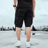 Big Size 5XL 8XL zomer heren losse multi pocket militaire shorts hoge kwaliteit katoen groene casual tactische mannen geen riem 210713