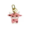 fashion Whole presbyopic bull devil bag ornaments car hanging pink and tender calf car key chain pendant cute year of the ox k3075126