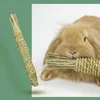 Małe dostawy Zwierząt Hamster Chew Zabawki Naturalna Trawa Ręcznie Splot Marchewki Chinchilla Stick Zabawki
