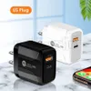 Chargeur mural USB type-c 18W PD QC3.0, adaptateur pour IPhone 15 11 12 13 14 Htc Samsung M1