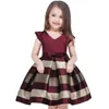 Baby Girls PrincProm Teenagers Striped DrGirls Party Dresses Formal Costume Kids Girl Clothes