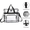 Sac à main bandoulière transparent pour femme, fourre-tout pour femme X0529