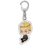 Bonito Anime Tokyo Revengers Sano Manjir Hanagaki Takemichi Rygji Ken Figura Keychain KeyFob Trinket Cosplay Keyring Llavero G1019