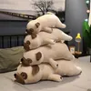 Peluş Pug Oyuncak Dolması Peluş Hayvan Shar Pei Yumuşak Bebek Köpek Peluş Oyuncak Yastık Çocuk Oyuncakları Doğum Günü Hediyesi Kız Arkadaşı için 210724