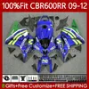 Тело для инъекций пресс-формы для Honda CBR600 CBR 600F5 600 RR CC CBR Blue F5 09-12 CC CR 69NO.17 CBR-600 CBR600RR 09 10 11 12 CBR 600RR 600CC 2009 2011 2011 2011 2011 2011