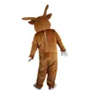 Professional Yellow Brown Elk Mascot Costume Halloween Christmas Fancy Party Dress Cartoon Character Suit Carnival Unisex Adults Outfit